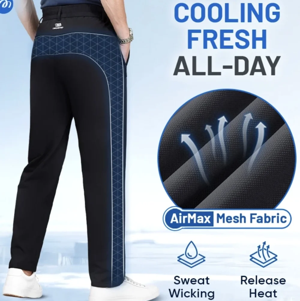 Men's MeshIrons Dark Gray Pants NWT Size 28 Stay Cool All Day Performance